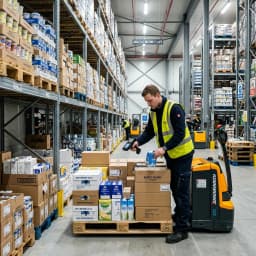 Пакування товару на складі Fresh Logistics (Łomża)