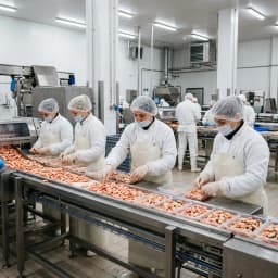 Упаковка креветок та морепродуктів Marine Foods (Plungė)
